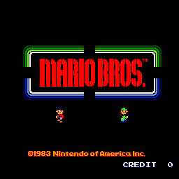 Mario Bros. title screen
